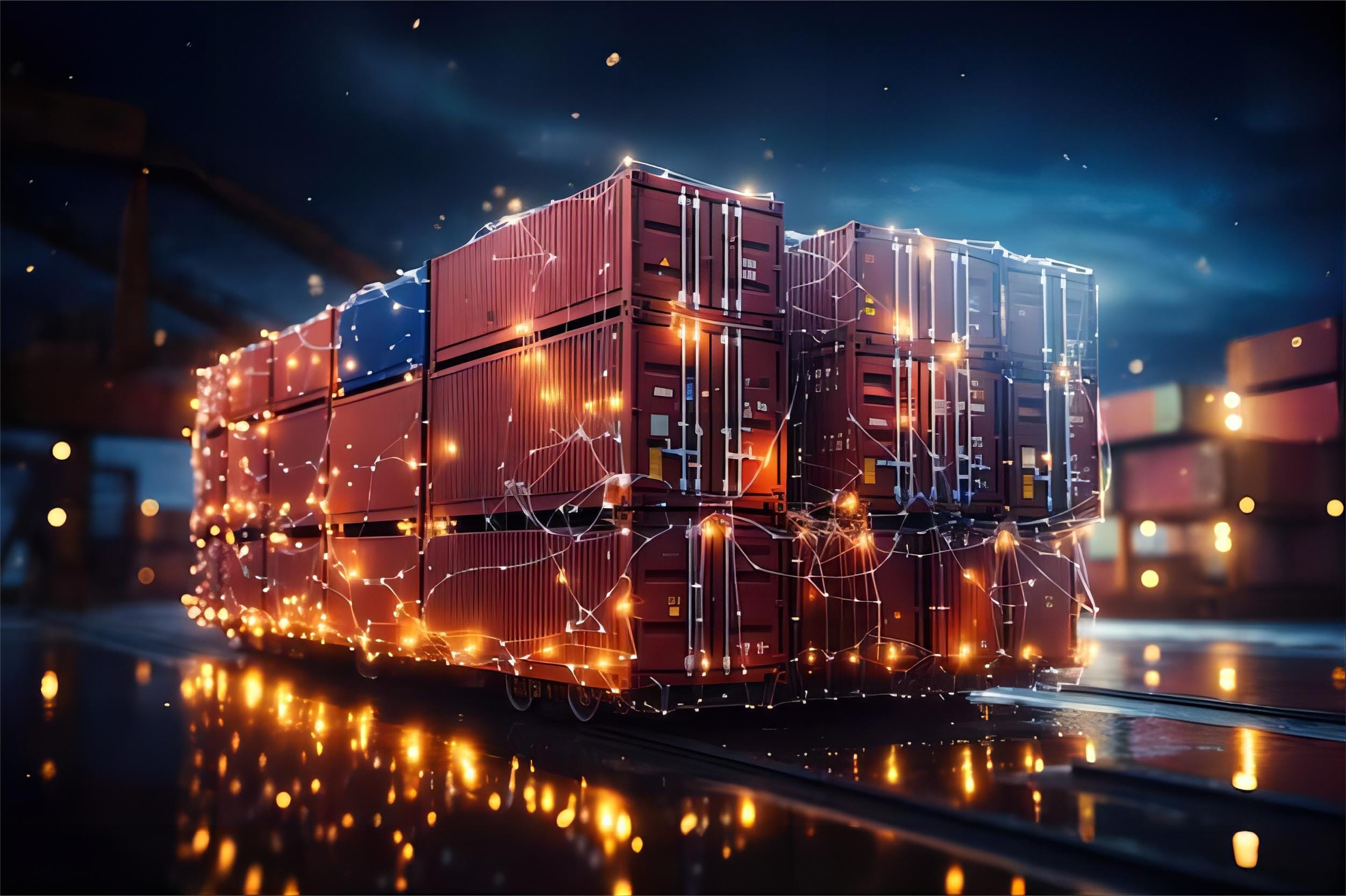 Logistics professional coordinating door to door delivery