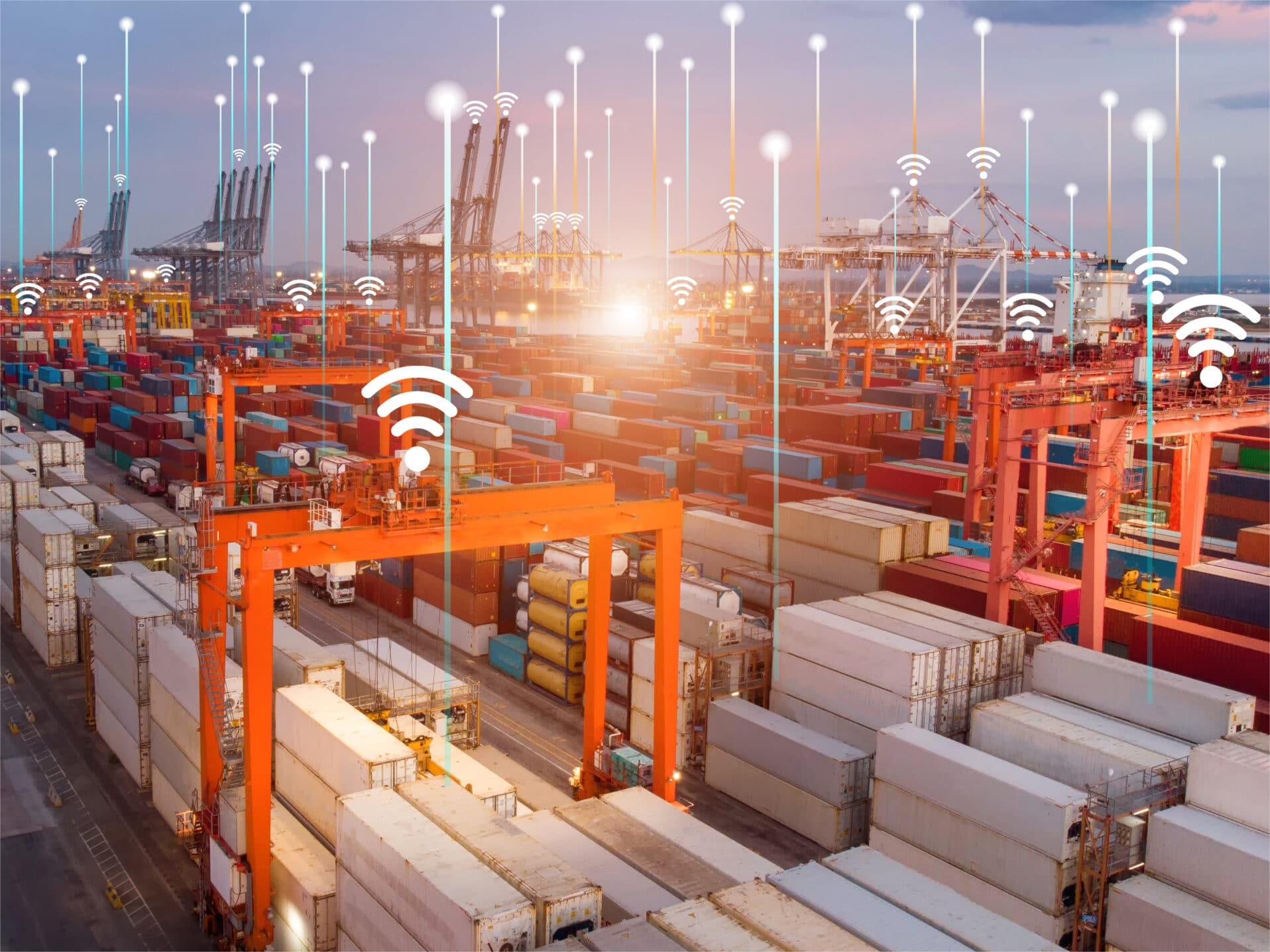 Logistics warehouse handling ecommerce goods from China to Spain