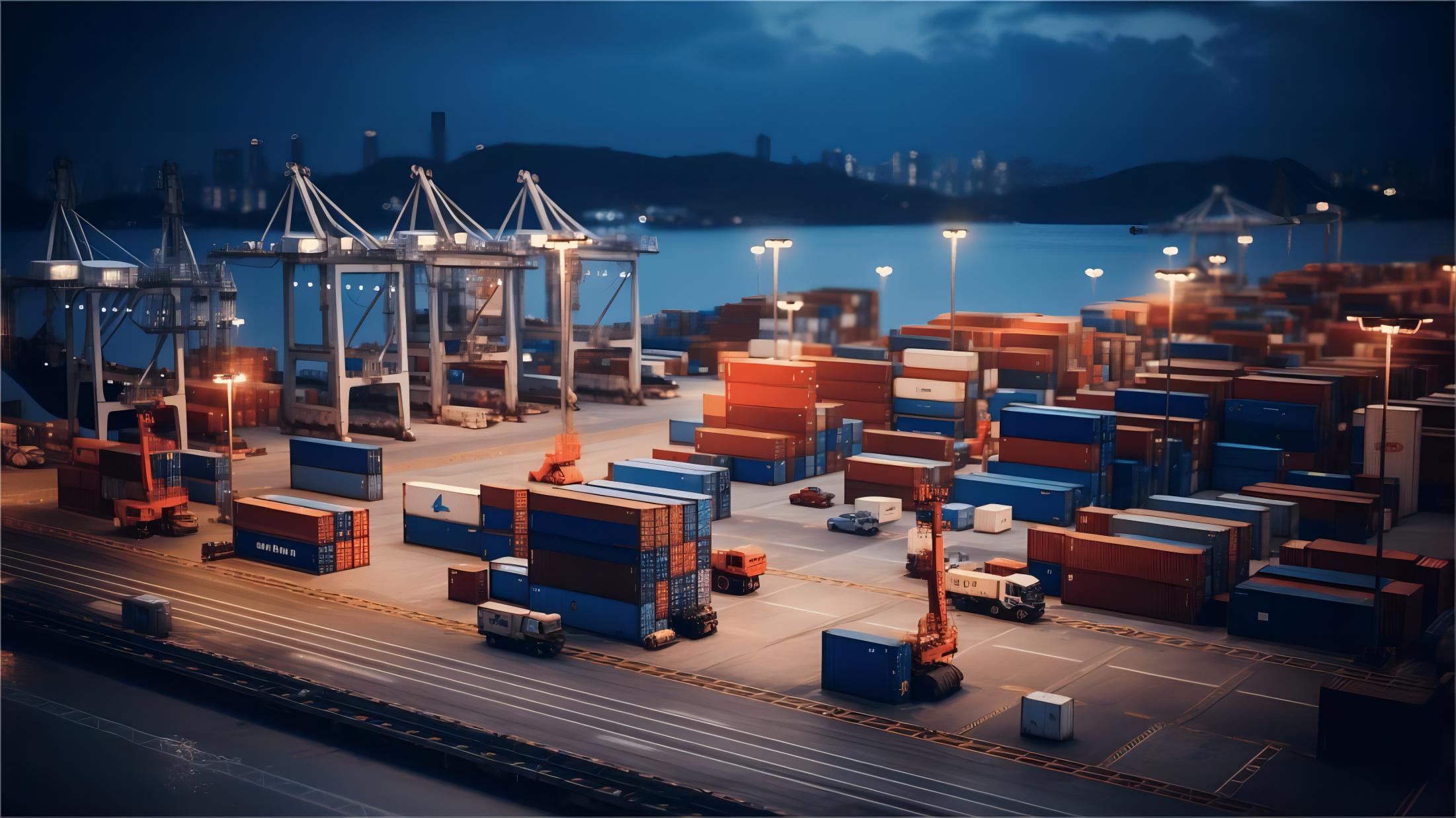Air freight cargo being loaded for Mexico delivery