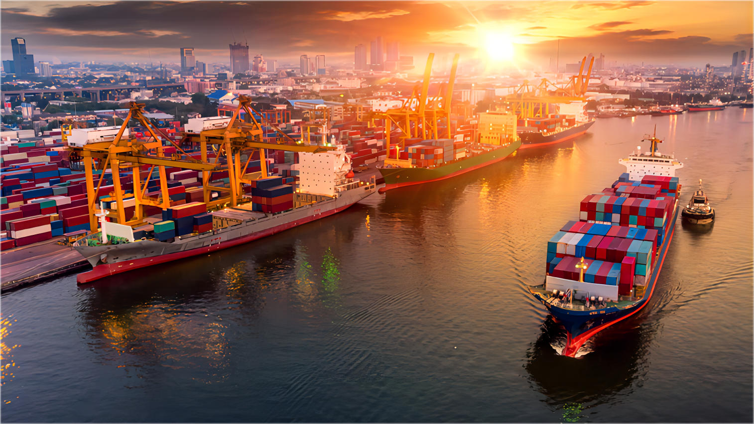 Professional logistics team managing cargo from China to UAE