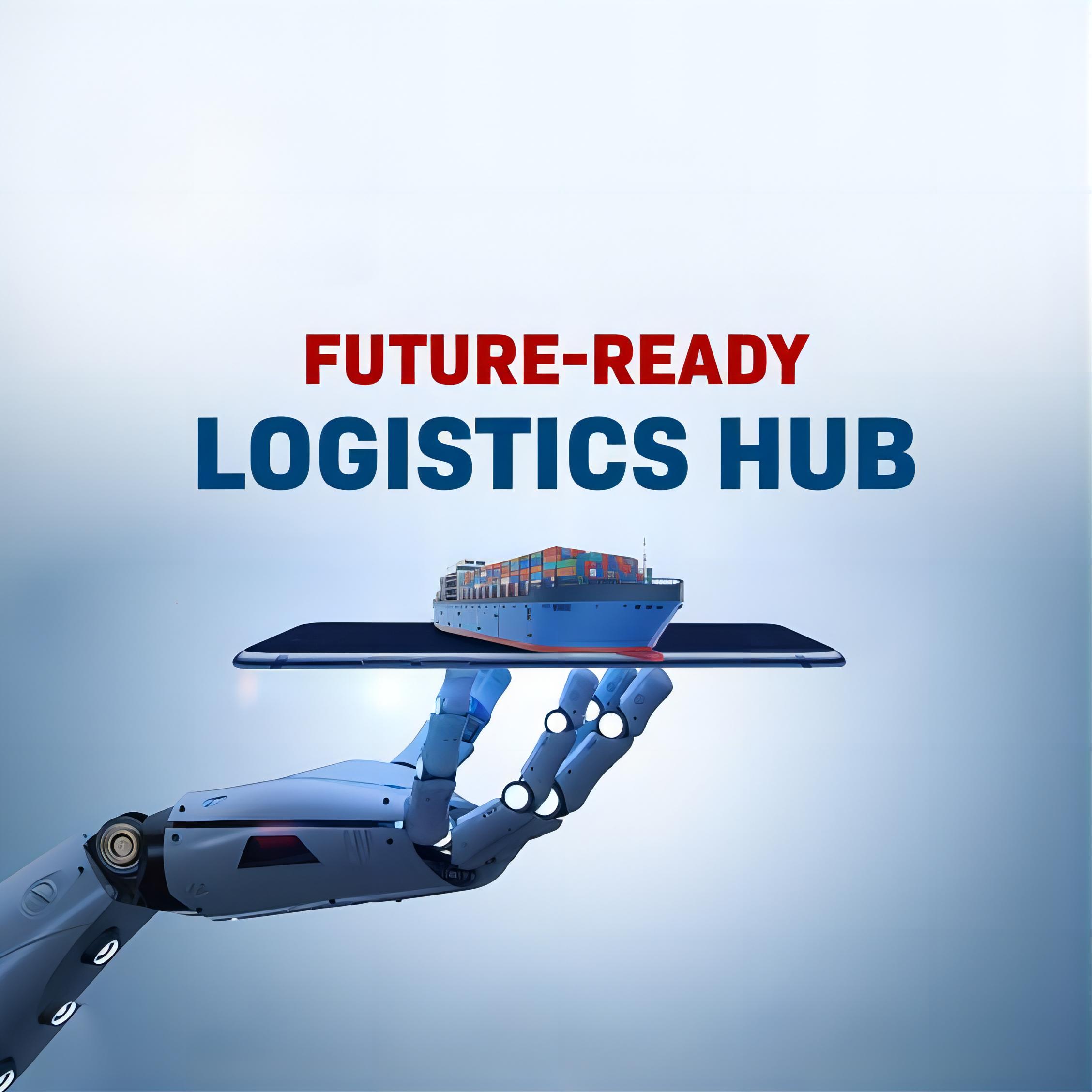 Warehouse worker processing air freight packages