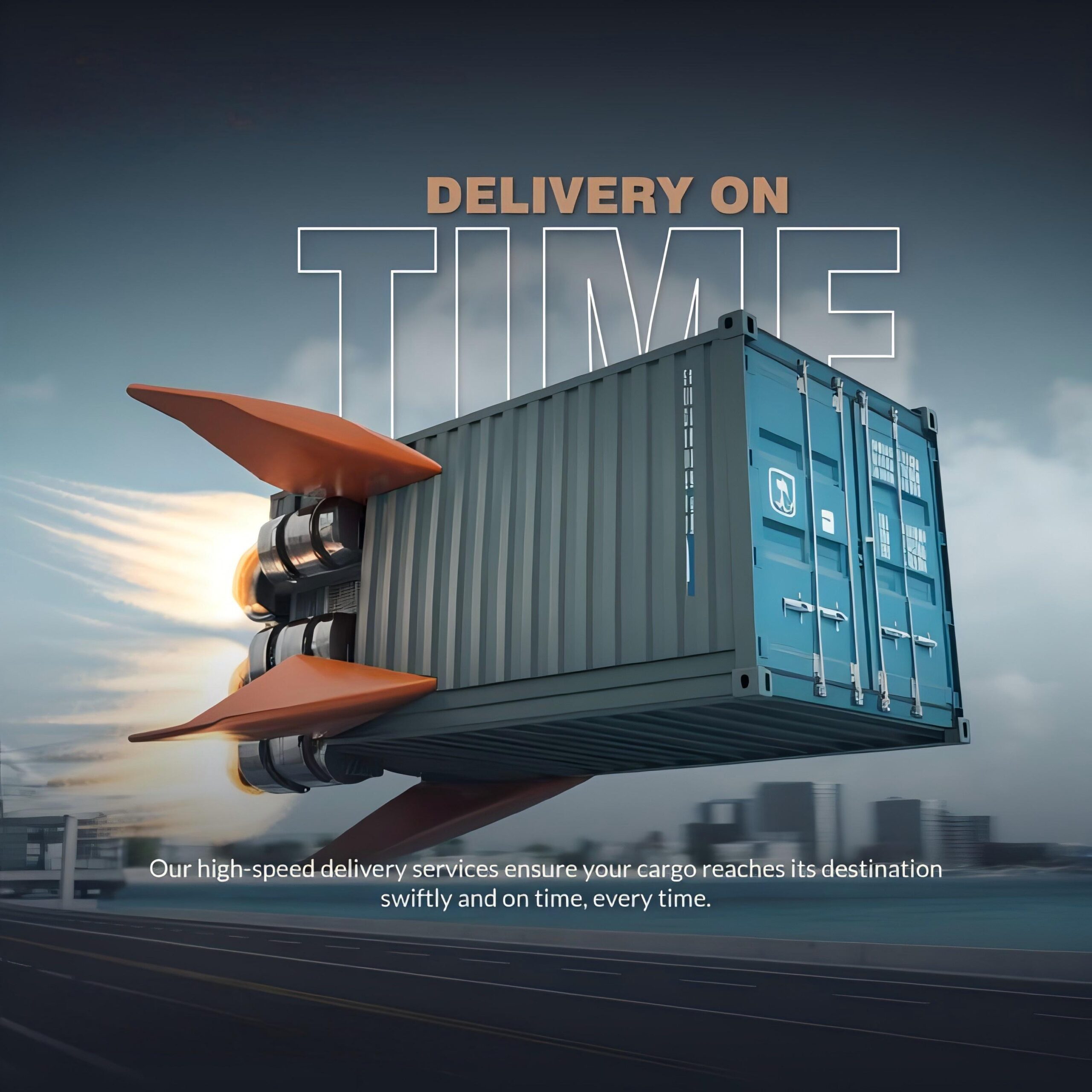 Air freight cargo being loaded for Mexico City delivery