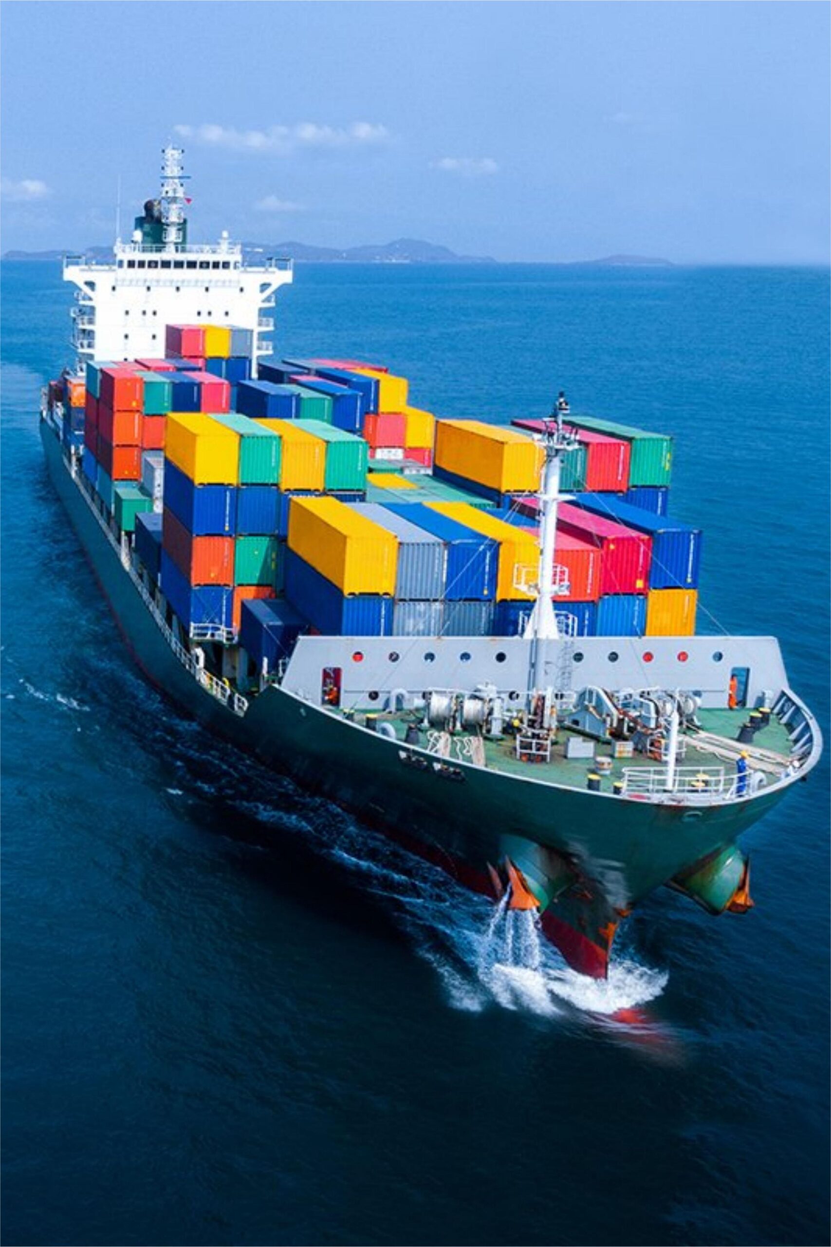 Logistics professional checking shipping documents