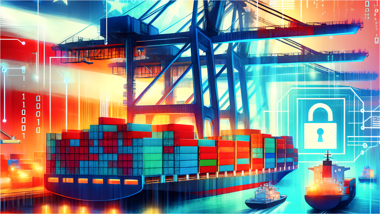Comparison chart of air and sea freight transit times