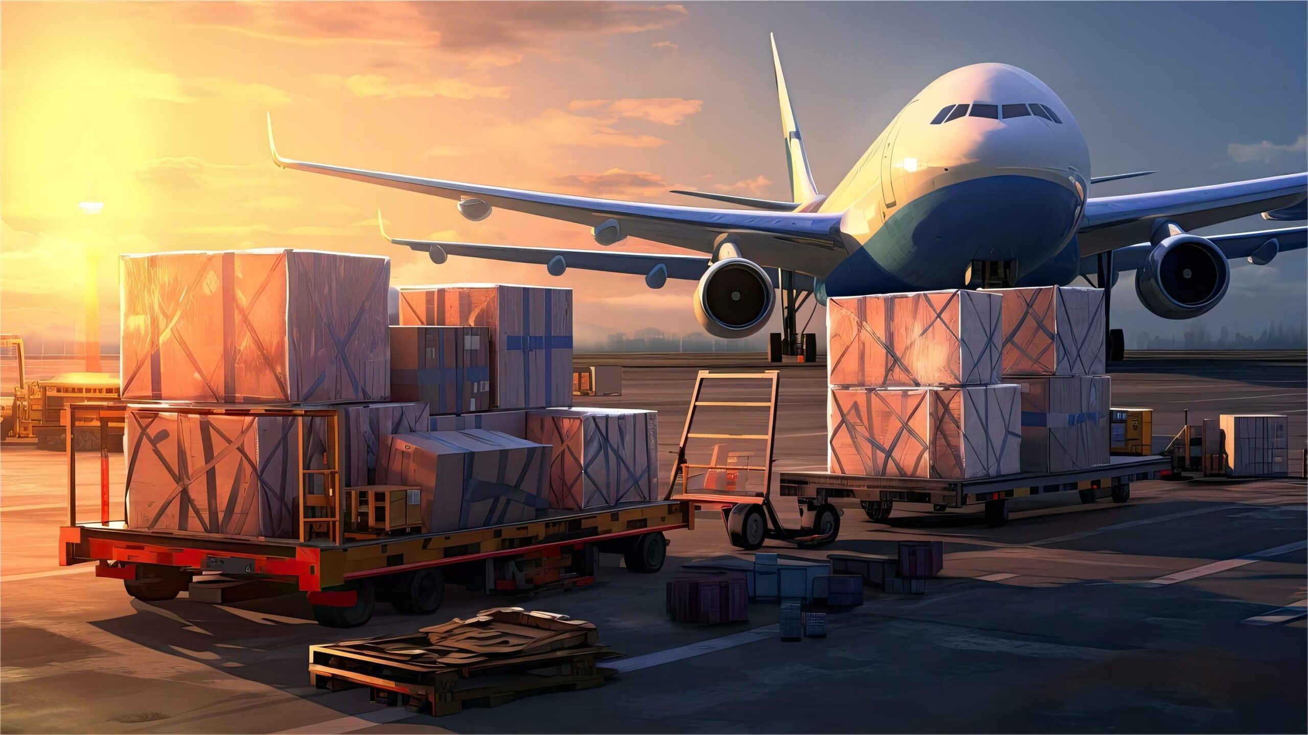 Forklift loading goods in a warehouse for New Zealand delivery